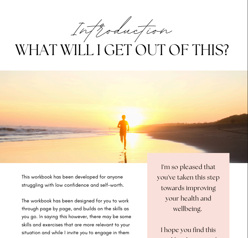 Self-Worth Workbook | 52-Page Printable PDF for Confidence, Self-Esteem & Personal Growth
