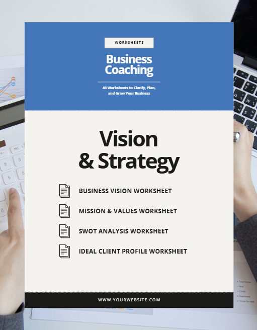 Business Coaching Toolkit | 40 Printable Worksheets for Business Planning, Strategy & Growth