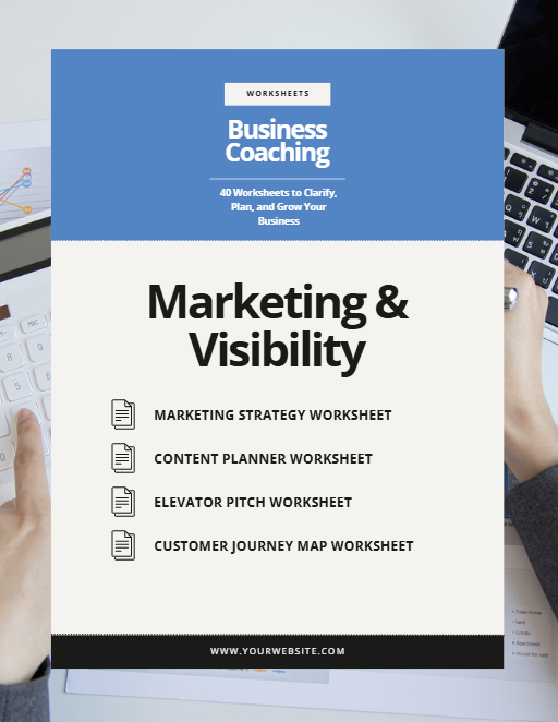 Business Coaching Toolkit | 40 Printable Worksheets for Business Planning, Strategy & Growth
