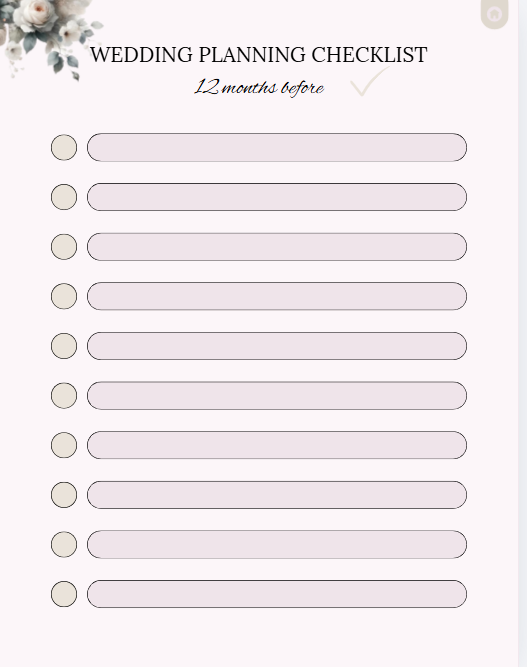 75-Page Ultimate Wedding Planner