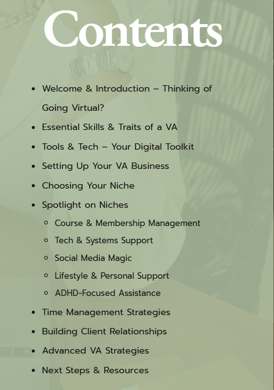 The Modern Virtual Assistant Guide | Launch & Grow Your Freedom-Based Business