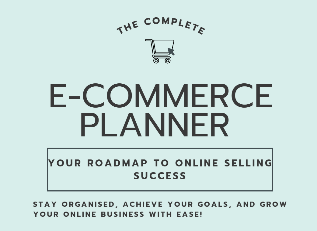 Ultimate eCommerce Planner | Printable Business Planner for Shopify, Etsy & Online Shop Owners
