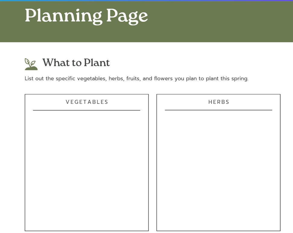 Ultimate Gardening Planner | Printable Garden Planner & Planting Journal | Year-Round Garden Organiser PDF