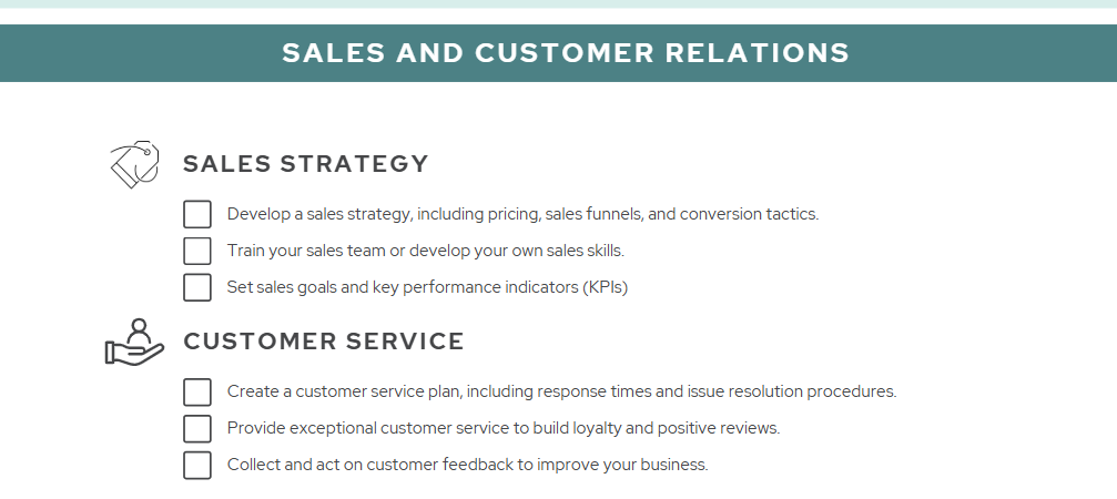 Business Start-Up Checklist | Printable Small Business Launch Planner & Entrepreneur Guide PDF