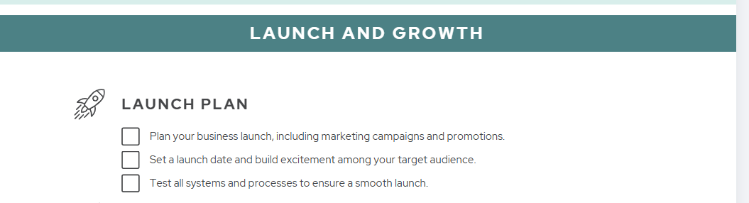 Business Start-Up Checklist | Printable Small Business Launch Planner & Entrepreneur Guide PDF