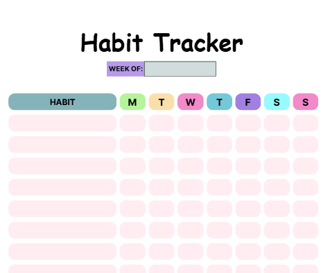 Kids' School Planner | Printable Student Planner & Homework Organiser | Daily, Weekly & Study Planning PDF