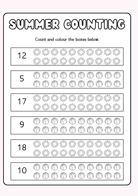Summer Activity Workbook for Kids | Printable Educational Activities & Learning Pack | 23-Page PDF