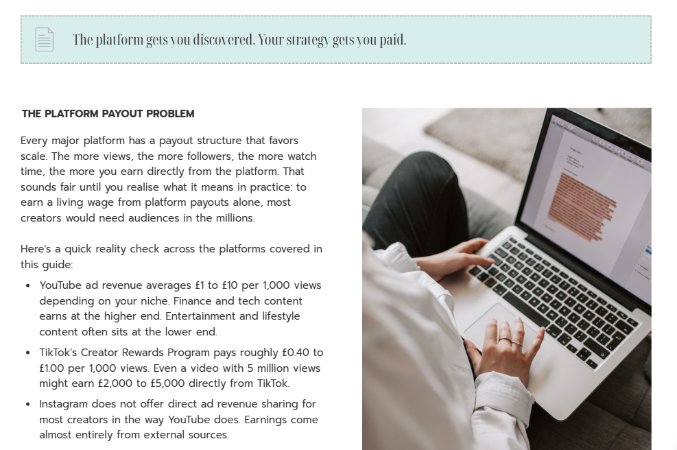 Turn Your Content Into Cash