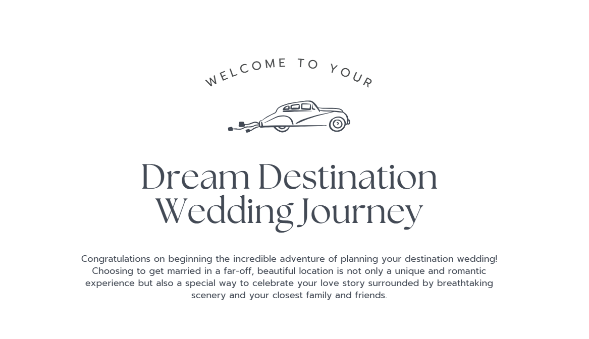 Destination Wedding Planner Book