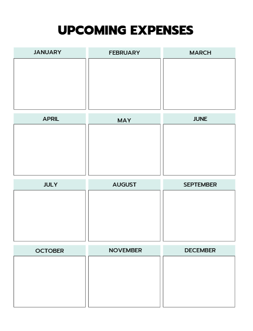 2026–2027 Budget Planner