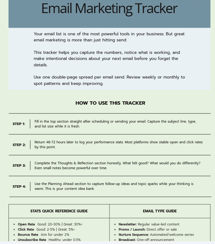 Email Marketing Tracker