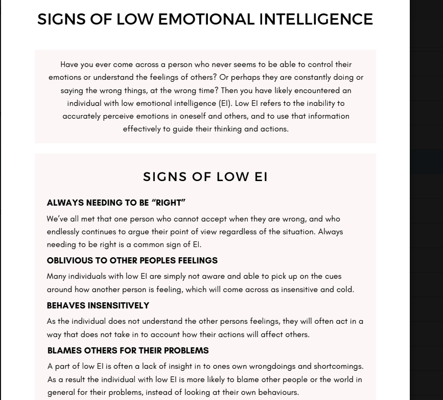 Emotional Intelligence