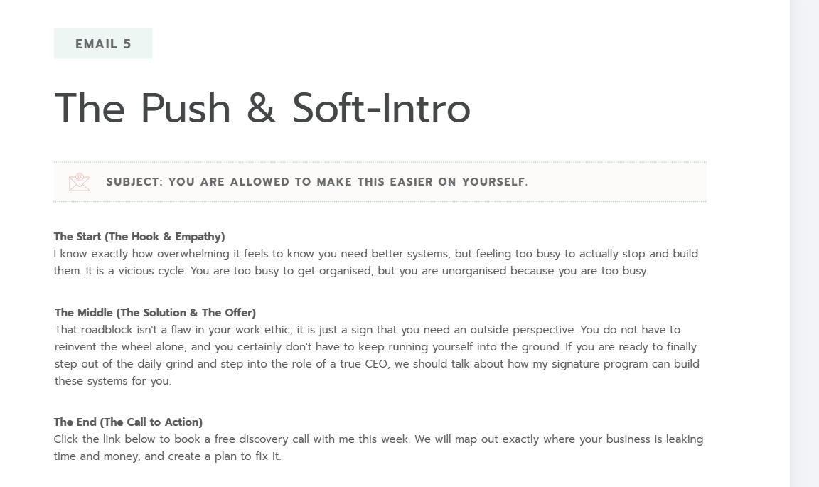 Email Sequence Templates