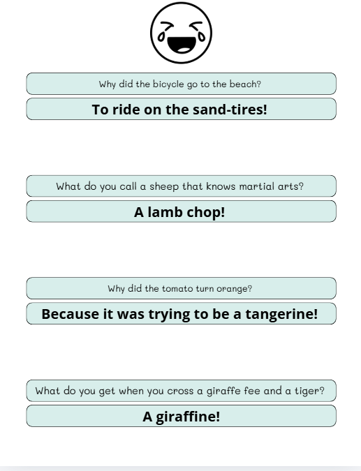 Printable Children's Joke Book