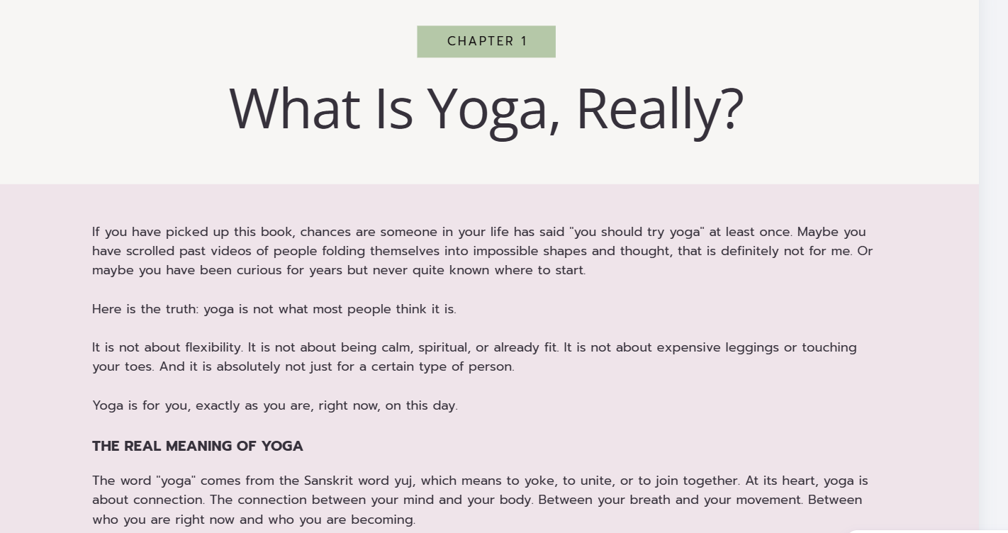 A Beginner's Guide to Yoga