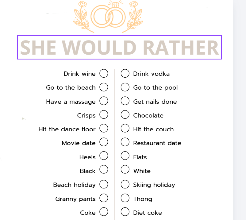 Hen Party Games Bundle