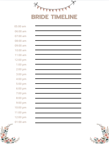 Wedding Planning Templates
