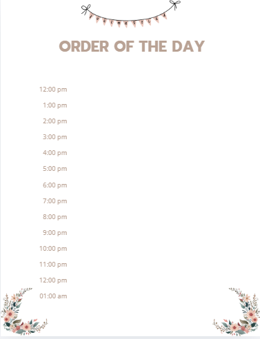 Wedding Planning Templates