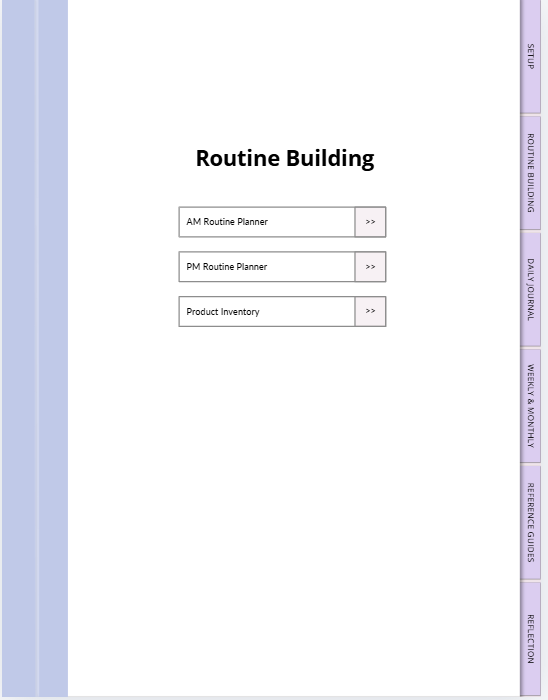Interactive Skincare Journal