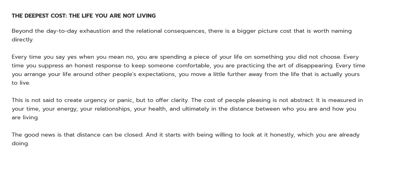 Pause the People Pleasing