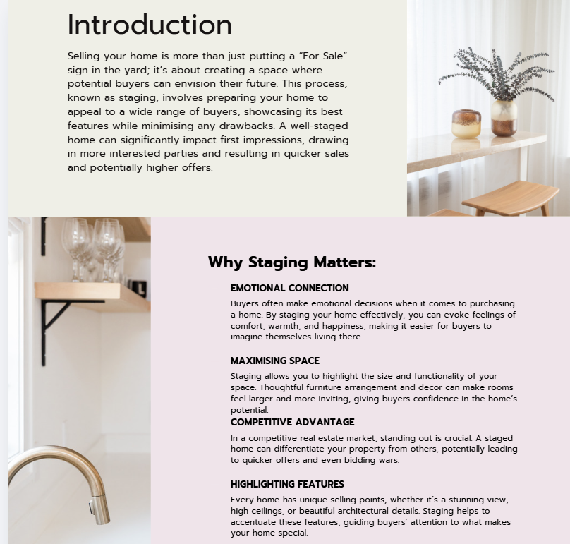 Staging Your Home Guide