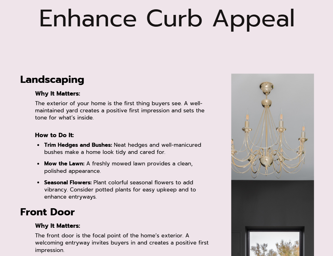 Staging Your Home Guide