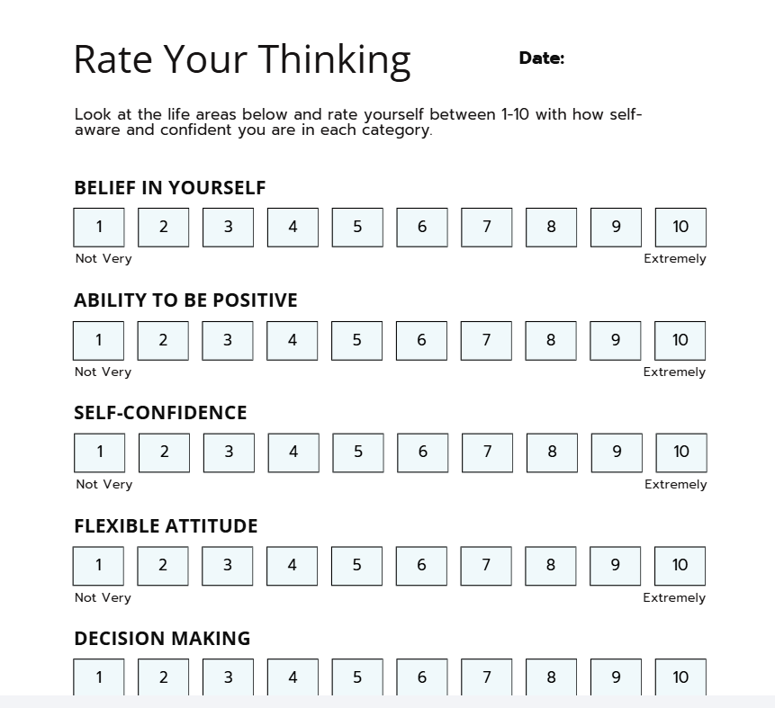 Mental Burnout Workbook