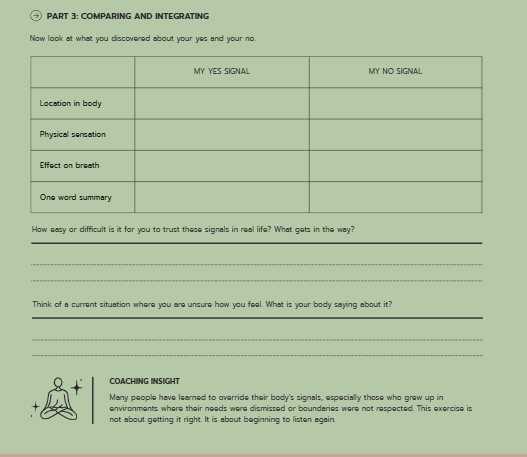 Somatic Therapy Workbook
