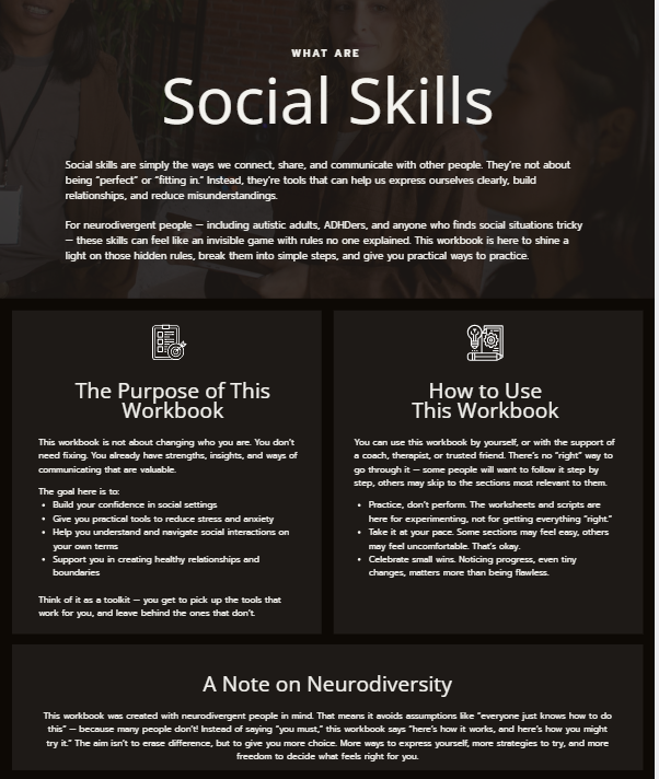 Social Skills Therapy Workbook