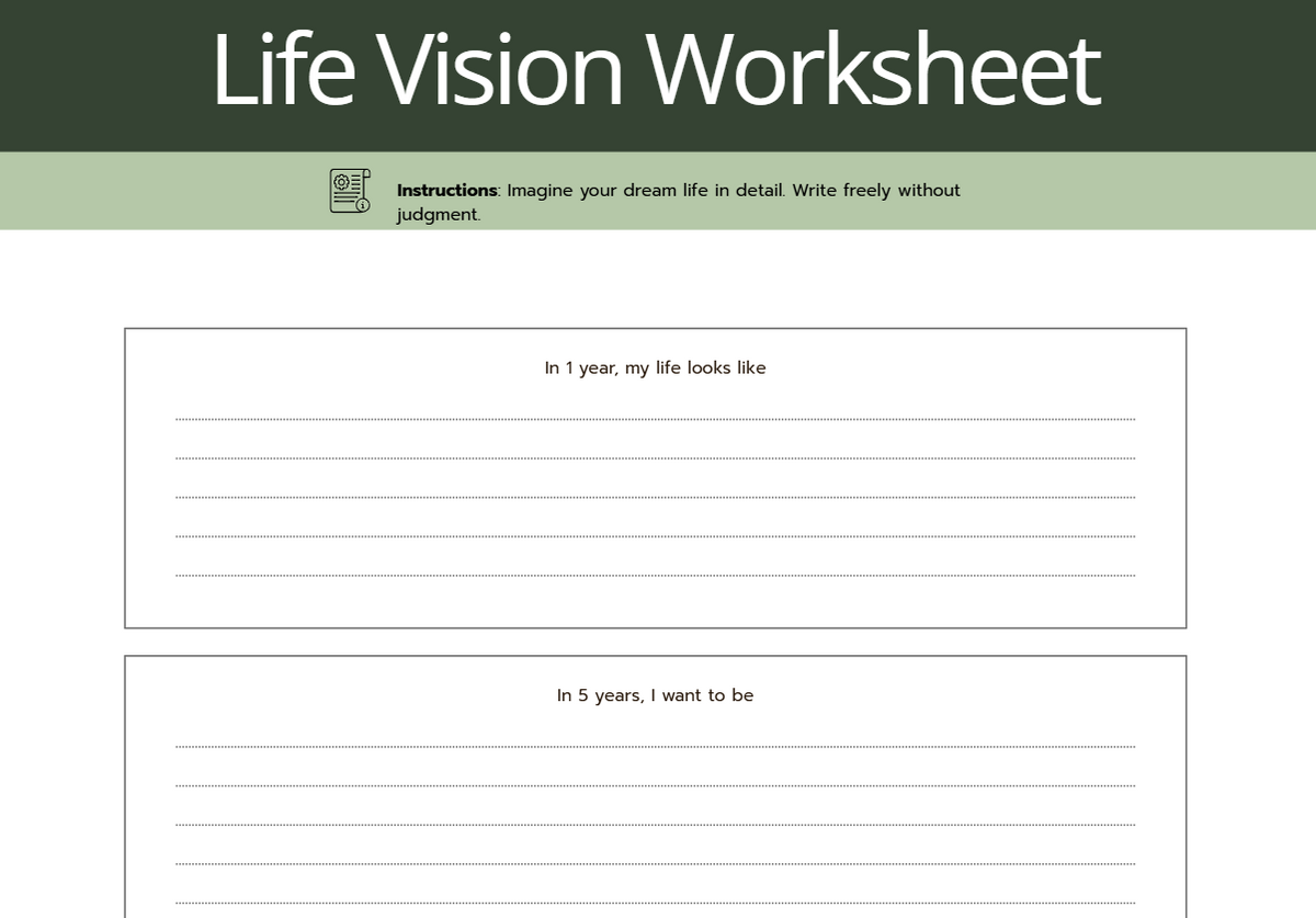 Life Coaching Worksheets Bundle