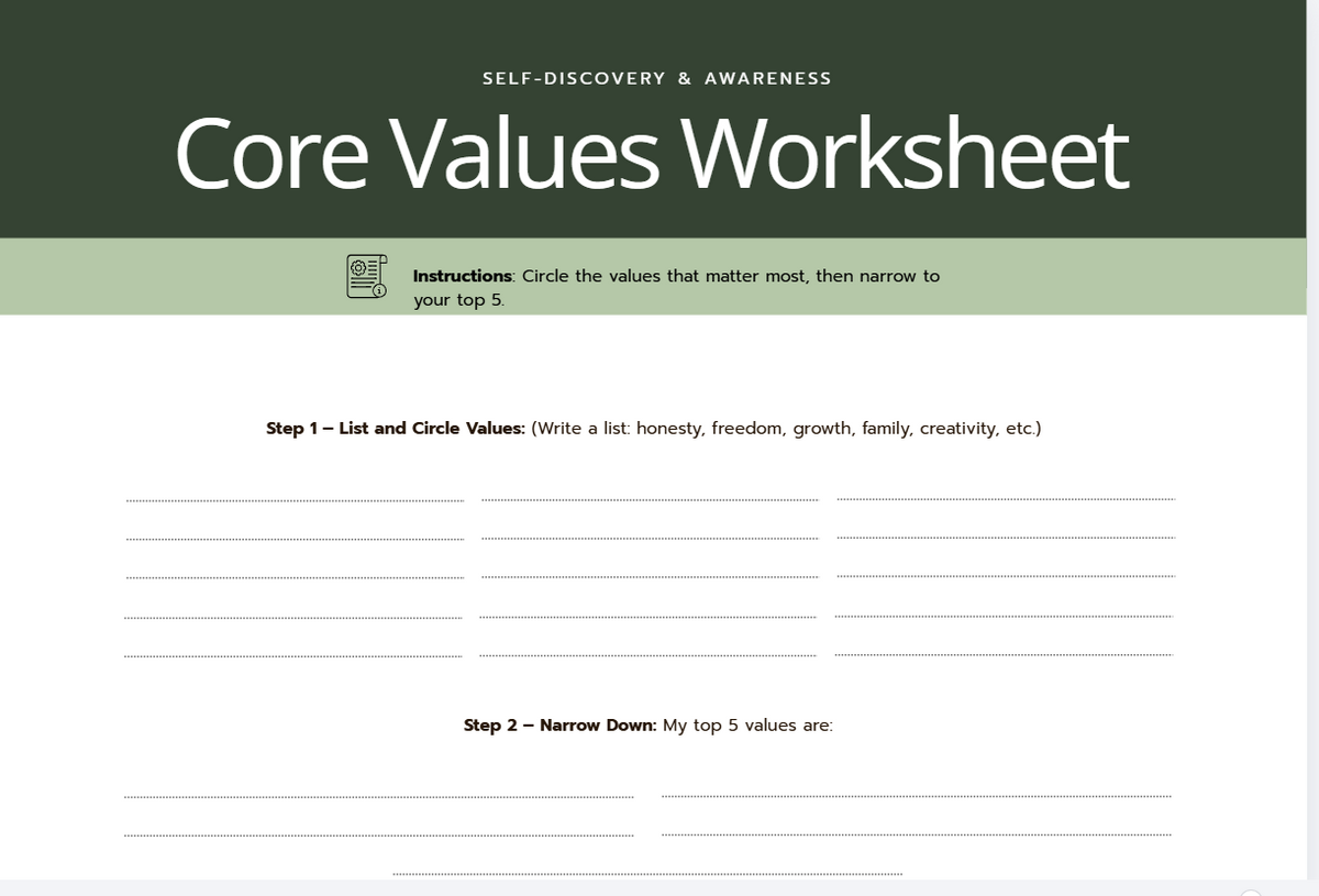 Life Coaching Worksheets Bundle