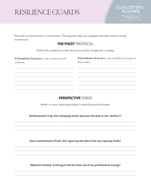 Goal Setting Planner