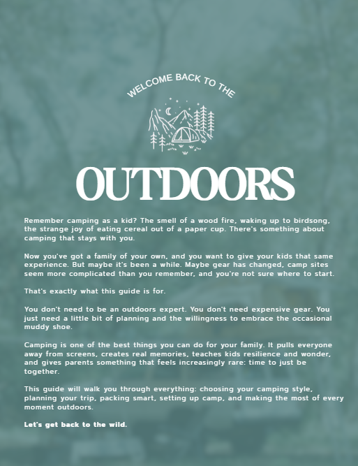 Family Camping Guide
