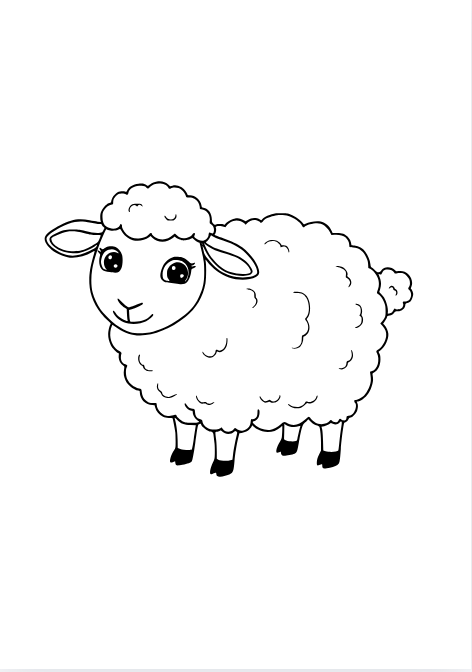 Farm Animals Colouring Book