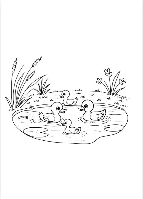 Farm Animals Colouring Book
