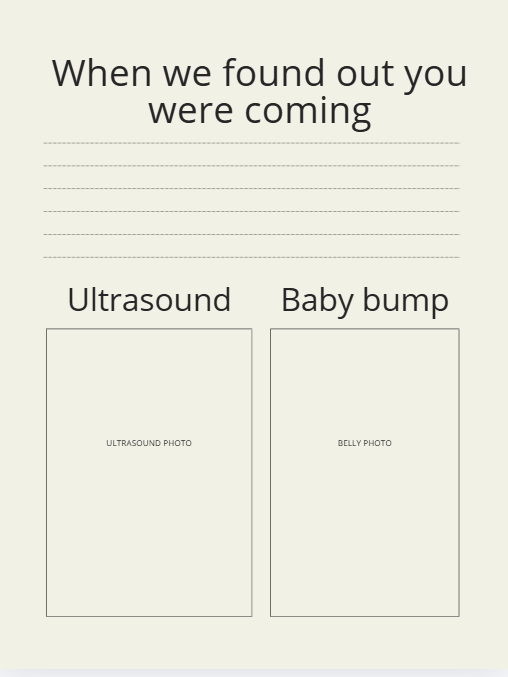 Baby Memory Book | First 5 Years