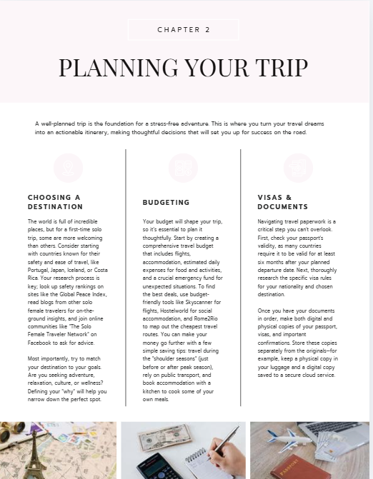 Guide for Solo Female Travellers