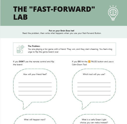 Impulse Control Worksheets