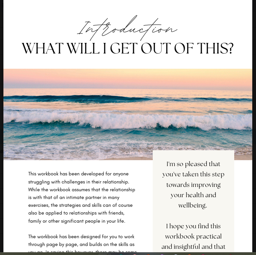 Relationship Workbook