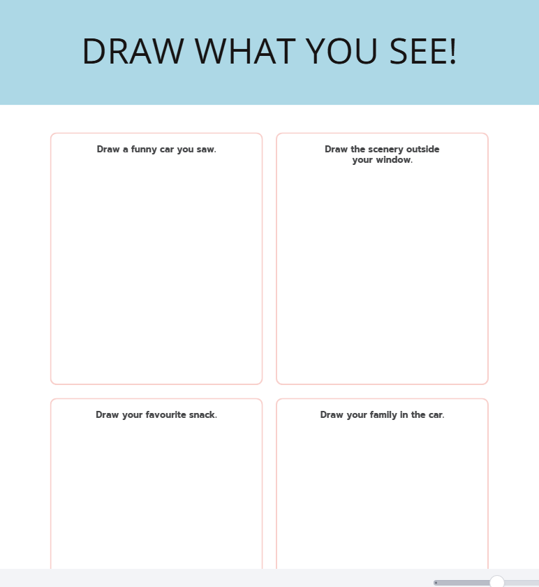 Kids Road Trip Activity Planner