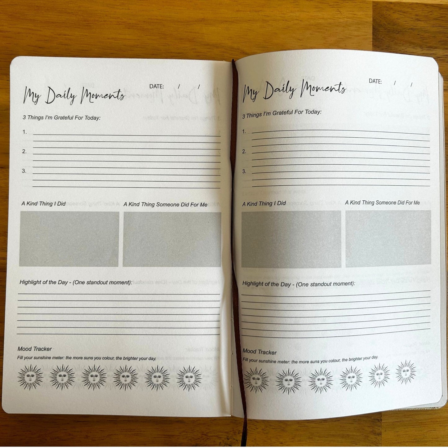 Blue Gratitude Journal