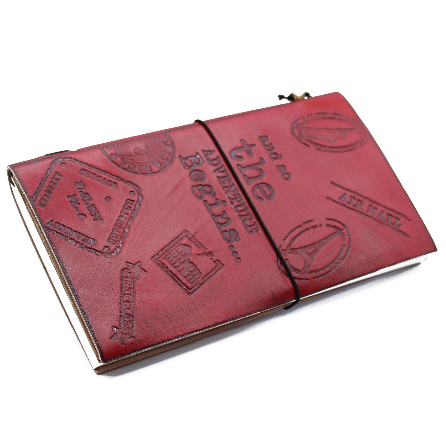 Handmade Leather Journal (Red)