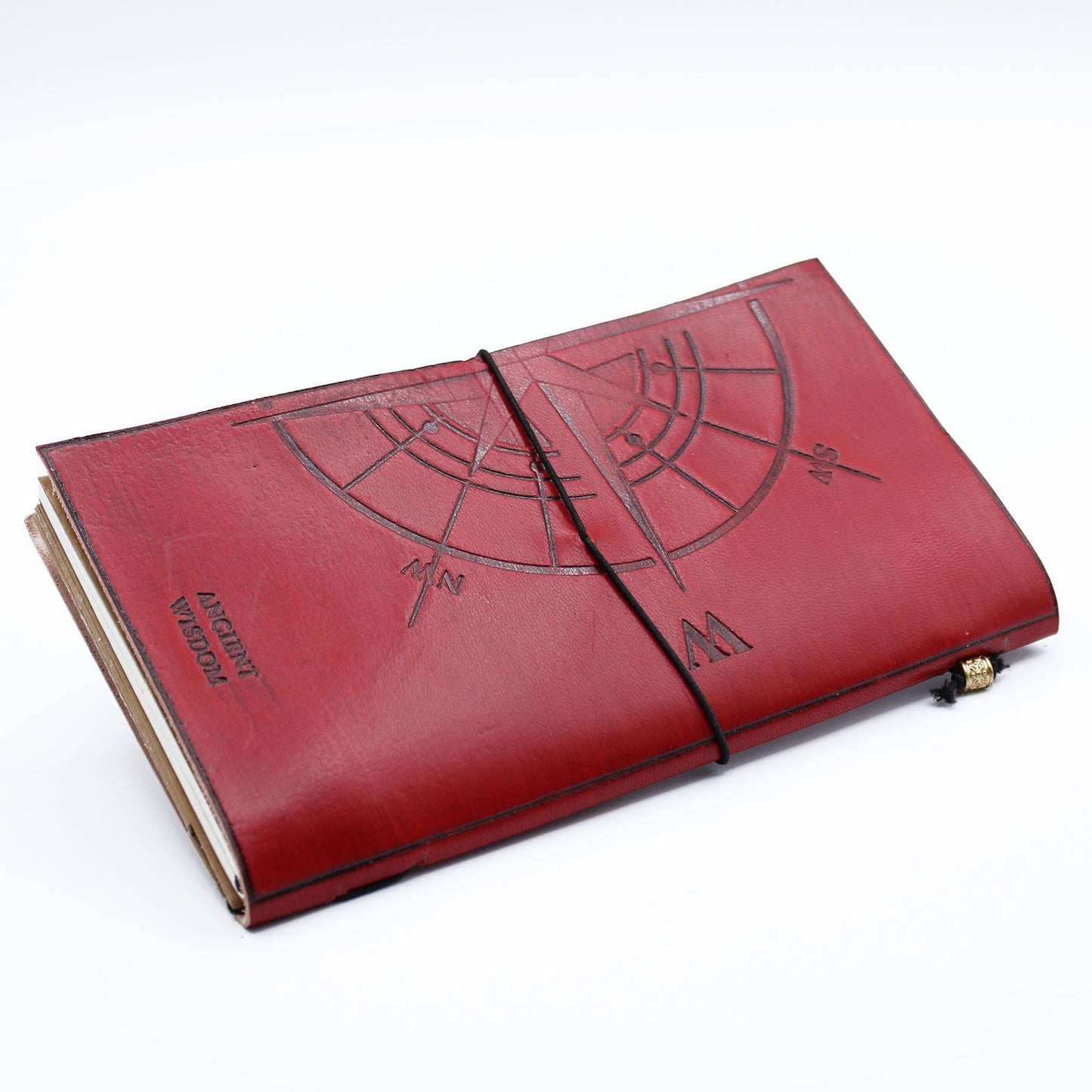Handmade Leather Journal (Red)