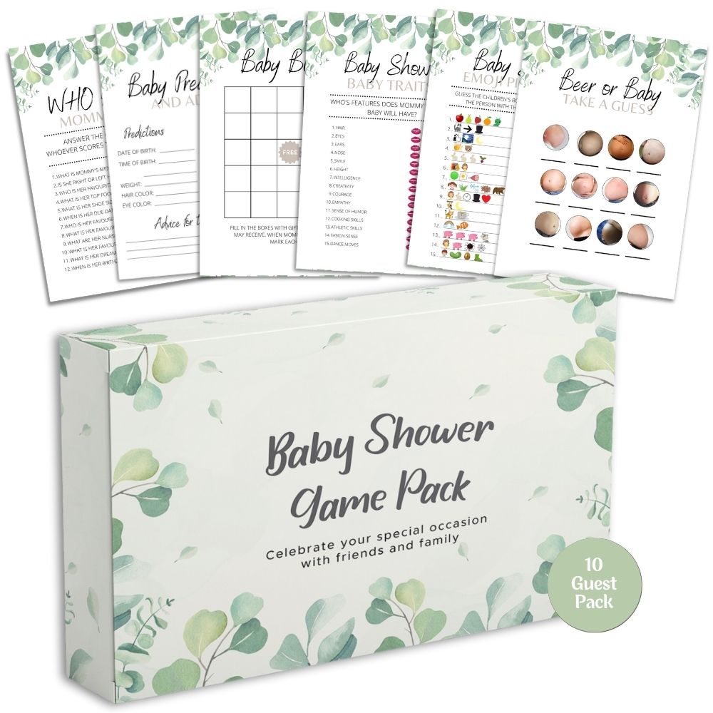 Baby Shower Games Bundle