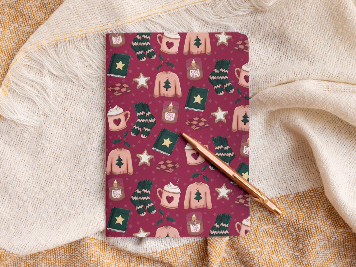 Notebook with Cosy Winter Design