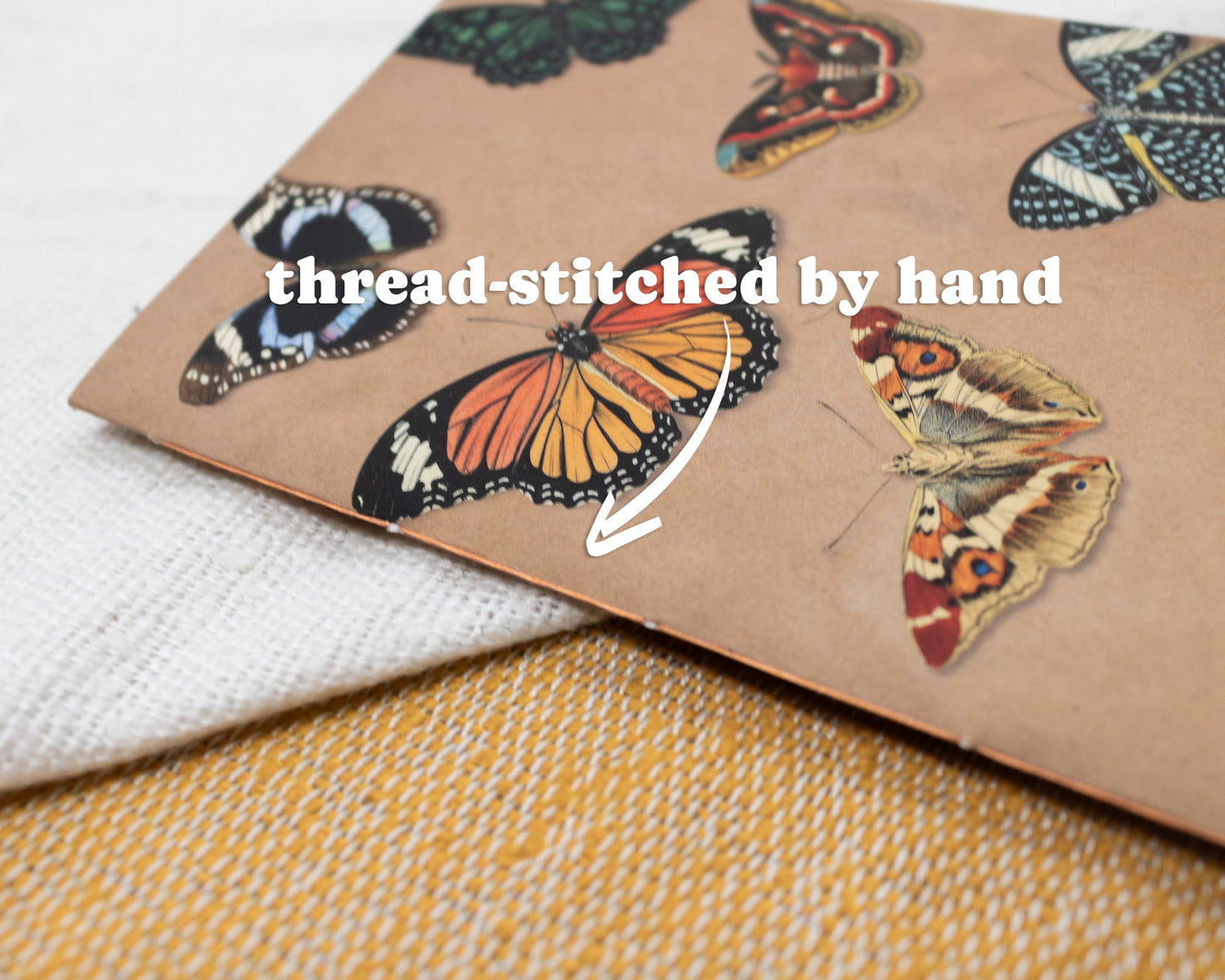 A5 Notebook with Butterfly Design