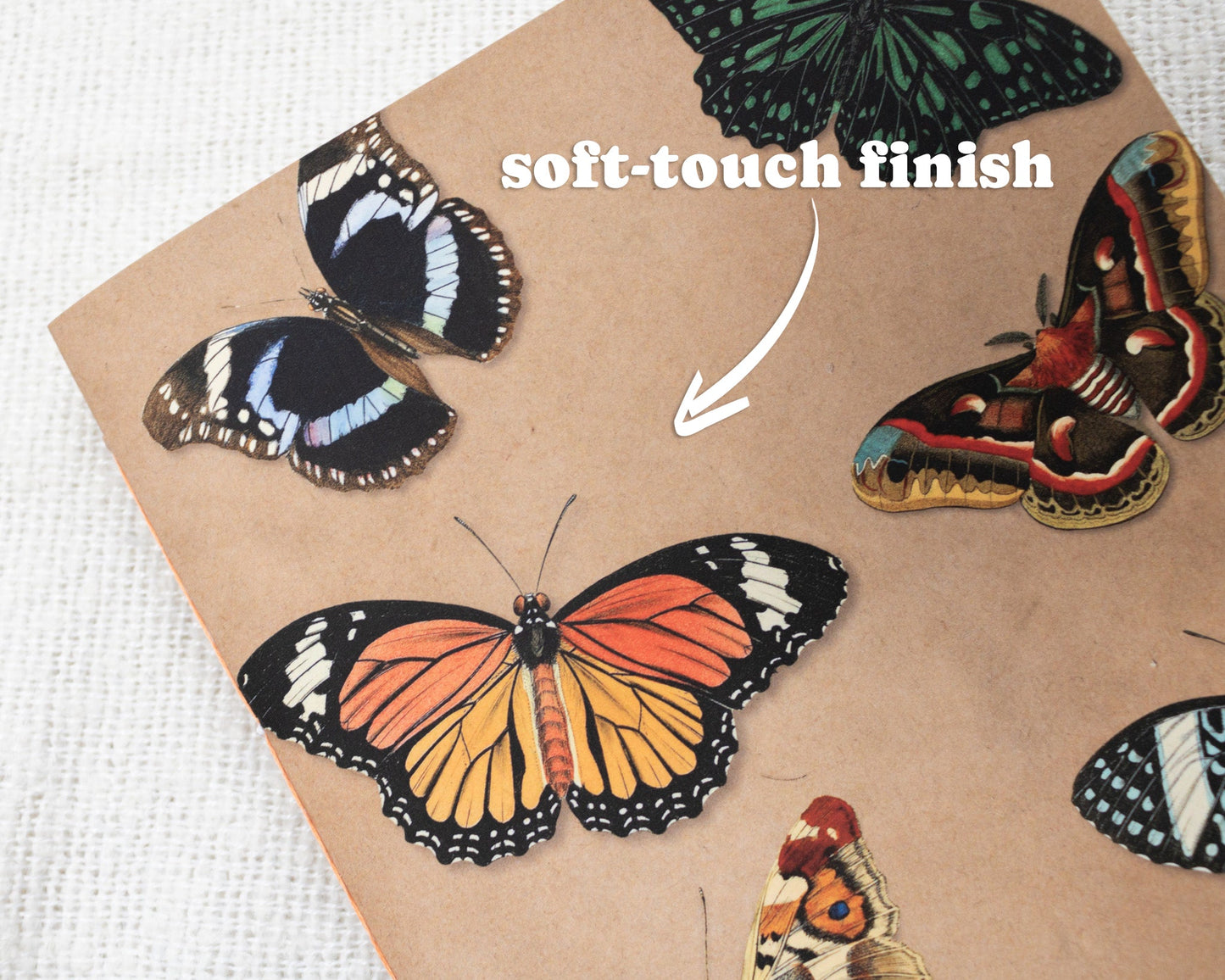 A5 Notebook with Butterfly Design