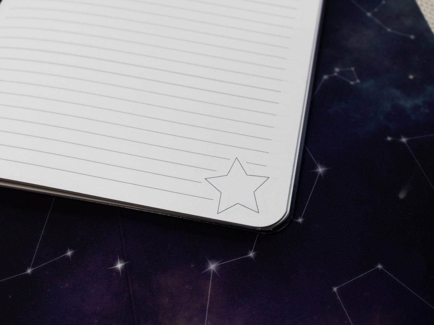 Notebook with Cosmic Design
