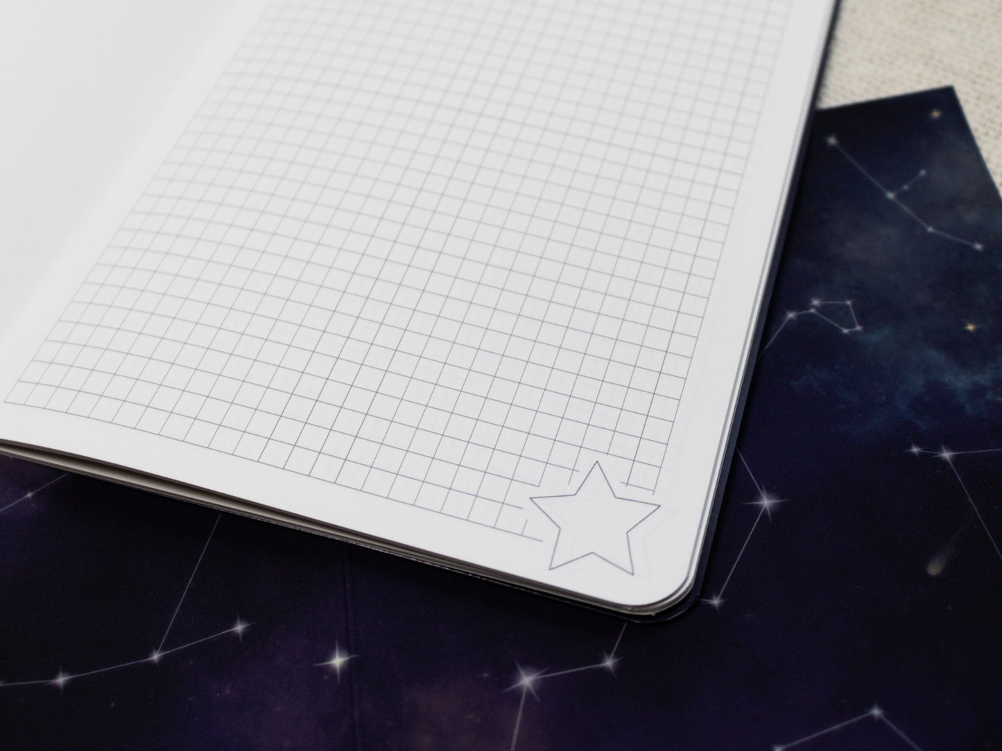 Notebook with Cosmic Design