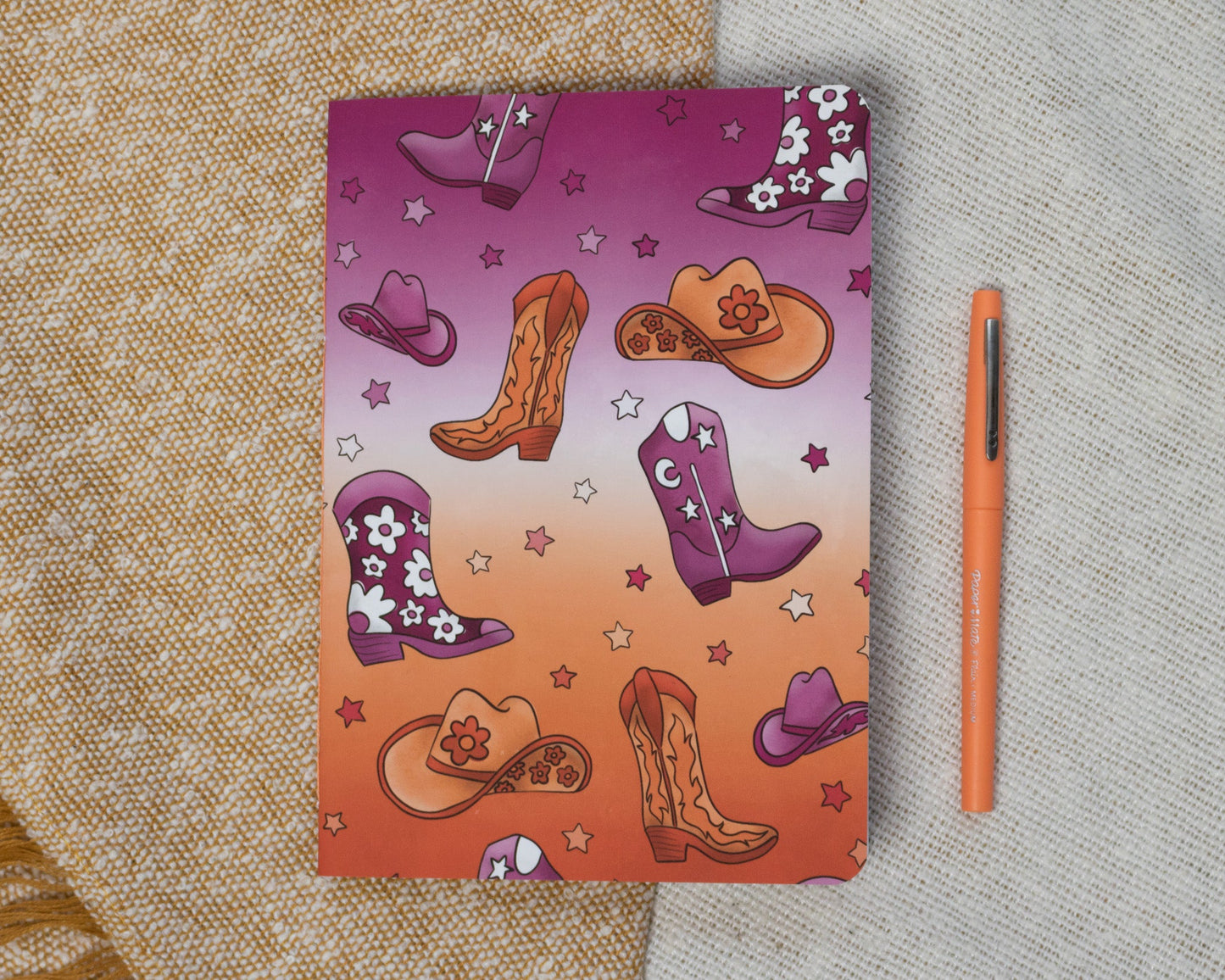 Notebook with Howdy Design